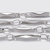 Tarnish Resistant 304 Stainless Steel link Chains CHS-K007-08P-1