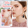 20Pcs Brass Clip-on Earring Findings KK-BBC0004-84-5