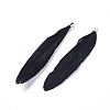 Goose Feather Pendants FIND-Q055-P12-2