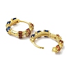 Rack Plating Brass Micro Pave Cubic Zirconia Hoop Earrings for Women EJEW-A038-06G-02-2