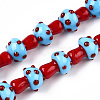 Handmade Lampwork Beads Strands LAMP-N024-09H-2