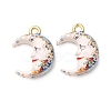 Printed Alloy Pendants AL-CBA7256-26G-2