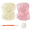 2 Bundles Polyester Yarn DIY-MB0003-07A-2