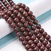 Natural Rhodonite Round Bead Strands G-J302-10-8mm-4