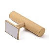 Linen T-Bar Bracelet Display Stands BDIS-WH0003-04B-3