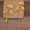 Iron Hair Stick Findings OHAR-PW0001-299G-1
