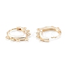 Brass Hoop Earring Findings KK-D063-12G-2