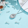 6Pcs 3 Styles 925 Sterling Silver Pendants STER-ME0001-08-5