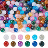 360Pcs 12 Colros Round Imitation Cat Eye Resin Beads OACR-TA0001-12-13