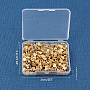 Brass Screw Clasps KK-FH0001-07G-8