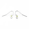 304 Stainless Steel Earring Hooks STAS-S057-62-3