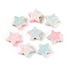 Crackle Opaque Acrylic Beads OACR-N152-03-1