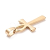 Ion Plating(IP) 304 Stainless Steel Pendants STAS-L216-41G-2