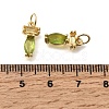 Brass Micro Pave Cubic Zirconia Pendants X-KK-C255-15B-03-3