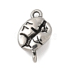 304 Stainless Steel Internal Organs Connector Charms STAS-S183-14AS-1