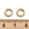 Ion Plating(IP) 304 Stainless Steel Open Jump Rings STAS-M081-02G-03-4