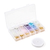 DIY Mixed Stone Chip & Glass Beads Jewelry Set Making Kit DIY-FS0002-34-7