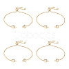 Rack Plating Adjustable Brass Slider Bracelets YS-TAC0001-13G-1