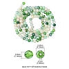 Electroplate Glass Beads Strands EGLA-yw0002-C02-4