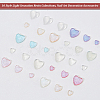 10 Style Light Sensation Resin Cabochons MRMJ-OC0001-49-4