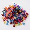 Faceted Bicone Transparent Acrylic Beads DBB12MM-2
