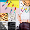 7Pcs 7 Colors Acrylic Chain Purse Bag Handle & Eyeglasses Chains AJEW-PH0001-57-7