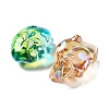 Electroplate K9 Glass Heart Figurines GLAA-B016-02-3