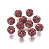 Polymer Clay Rhinestone Beads RB-K050-8mm-C05-1