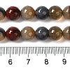 Dyed & Heated Natural Fire Crackle Agate Beads Strands G-P539-B01-04-5