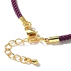 Nylon Milan Cord Necklace Making MAK-M028-01G-09-3