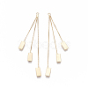 Brass Box Chains Tassel Big Pendants KK-S348-466G-NF-1