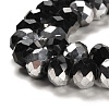 Electroplate Glass Beads Strands GR12MMY-27S-2
