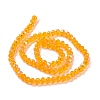 Electroplate Glass Beads Strands EGLA-A034-T1mm-L11-2