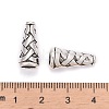 Tibetan Style Alloy Bead Cone X-TIBEB-00821-AS-R-4