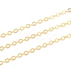 Brass Flat Oval Cable Chains CH030-G-1
