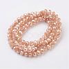 Electroplate Glass Beads Strands EGLA-D020-6x4mm-76-2