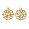 304 Stainless Steel Pendants STAS-L295-01G-01-1