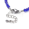 Faceted Glass Beaded Necklaces NJEW-JN02553-06-3