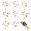 Brass Rhinestone Cabochon Settings KK-WH0079-108KCG-1
