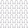 1200Pcs Brass Wire Guardian and Protectors KK-SP0001-98S-1
