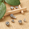 Kissitty Tibetan Style Alloy Guru Bead Sets PALLOY-KS0002-07AS-7