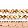 Electroplated Synthetic Non-magnetic Hematite Beads Strands G-T139-62B-4