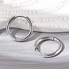 Tarnish Resistant 201 Stainless Steel Huggie Hoop Earrings Findings STAS-F149-33P-B-2