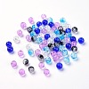 Baking Paint Crackle Glass Beads DGLA-X0006-6mm-03-2