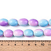 Spray Painted Synthetic Turquoise Beads Strands TURQ-T004-15B-4
