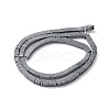 Electroplate Non-magnetic Synthetic Hematite Heishi Beads Strands G-J171A-4x4mm-03-3