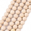 Natural Fossil Beads Strands X-G-E110-10mm-2-1