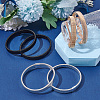 6Pcs 3 Colors High Carbon Steel Stretch Arm Bracelets Set BJEW-GA0001-06-5