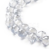 Transparent Glass Beads Strands GLAA-G096-01-4