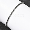 304 Stainless Steel Curb Chian Bracelets for Women Men BJEW-K240-12B-AS-1